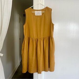 NotPerfect Linen Smock Linen Dress 👗